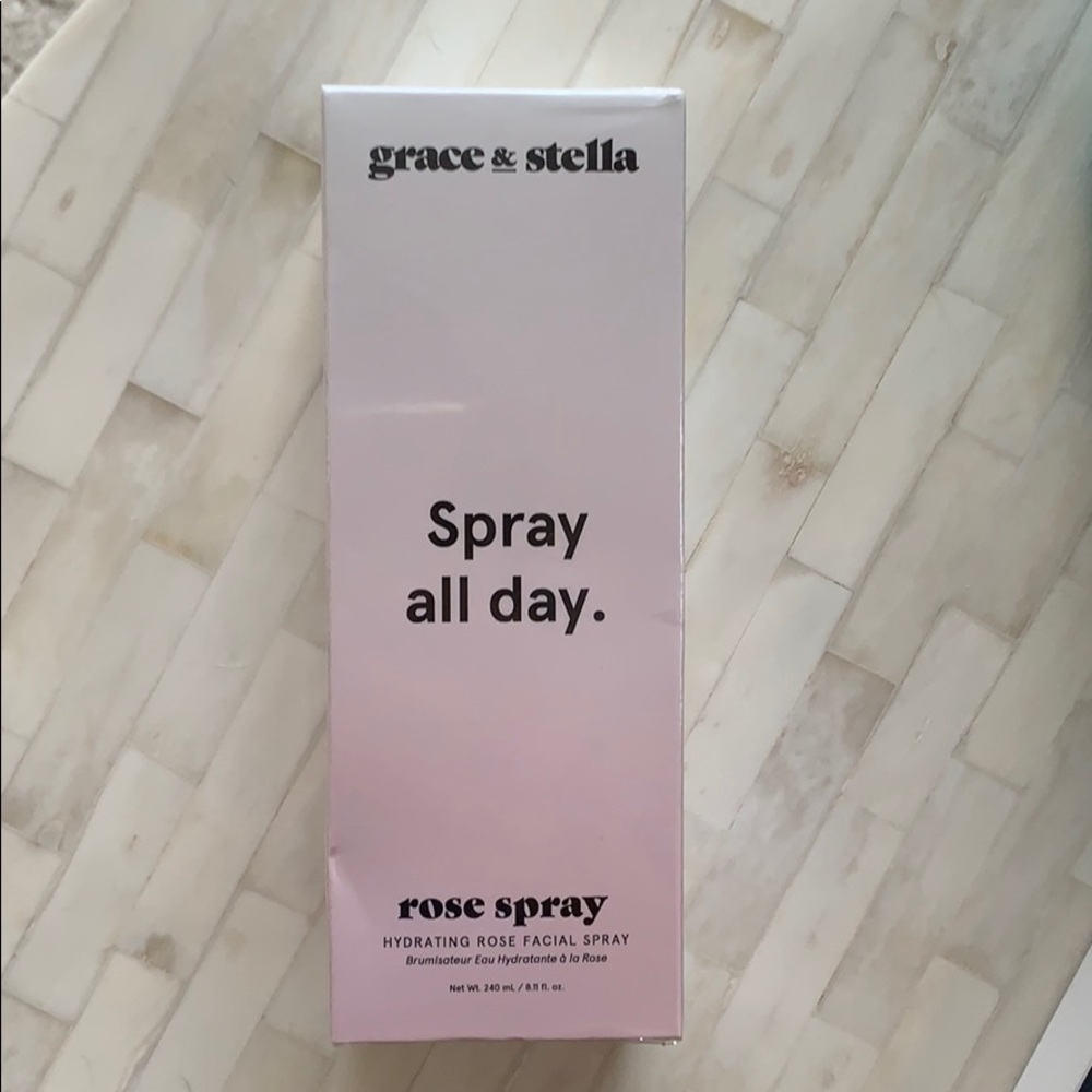 Grace & Stella rose water facial mist